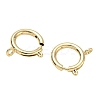Brass Spring Ring Clasps KK-CBA1AE8-05F-G-2