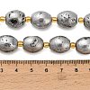Electroplated Natural Druzy Geode Crystal Beads Strands G-F833-O01-01D-5