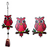 Iron Owl Pendant Decorations PW-WGD10A6-01-1