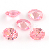 Oval Shaped Cubic Zirconia Pointed Back Cabochons ZIRC-R010-14x10-08-1