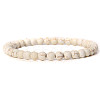 Synthetic Turquoise Round Beaded Stretch Bracelet SF8562-33-1