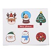 6 Styles Christmas Paper Gift Tag Display Cards LS-CDIS-Q006-01A-1