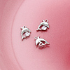 Brass Rhinestone Pendants INS-PW0002-01T-1