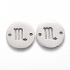 Tarnish Resistant Polishing 201 Stainless Steel Links Connectors STAS-Z001-A-04P-1