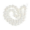 Electroplate Transparent Glass Beads Strands EGLA-N020-02B-2