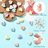 24Pcs 6 Colors Acrylic Imitation Pearl Beads OACR-CJ0002-49-3