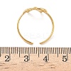 Adjustable 304 Stainless Steel Cuff Open Rings for Women LS-RJEW-Z122-03G-01-5