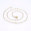 304 Stainless Steel Cable Chains Necklaces MAK-L015-26B-2