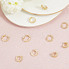 5 Piars 5 Style Brass Micro Pave Clear Cubic Zirconia Hoop Earrings EJEW-BBC0001-99-7