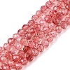 Transparent Glass Beads Strands X-GLAA-T023-4mm-A13-1