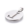Non-Tarnish 201 Stainless Steel Pendants STAS-L221-33L-2