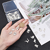 32Pcs 16 Style 201 Stainless Steel Pendants STAS-UN0024-41-2