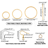 Ring & Bar Drop Earring DIY Making Kit DIY-UN0002-99-5