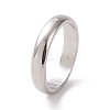 Non-Tarnish 201 Stainless Steel Plain Band Ring for Women RJEW-I089-51P-1