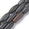 Natural Weathered Agate Beads Strands G-P570-C01-01-1