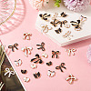 40Pcs 10 Styles Alloy Enamel Pendants ENAM-TA0009-03-6