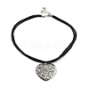 Alloy Pendant Necklaces LS-NJEW-K261-09C-SA-3