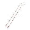 Brass Stud Earring Findings KK-I645-02RG-1