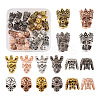Fashewelry 32Pcs 16 Styles Tibetan Style Alloy Beads FIND-FW0001-13-1