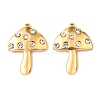 304 Stainless Steel Rhinestone Pendants STAS-Z145-15G-01-1