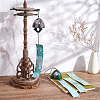 2Pcs 2 Style Japanese Cast Iron Bell Wind Chimes HJEW-BC0001-47B-5