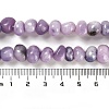 Natural Lepidolite/Purple Mica Stone Beads Strands G-G053-C01-01-5