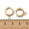 201 Stainless Steel Huggie Hoop Earrings Findings STAS-A167-01J-G-3