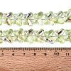 Baking Paint Electroplate Transparent Glass Beads Strands EGLA-Q136-03A-05-4