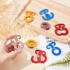 8Pcs 4 Colors Aluminum Alloy Guyline Cord Adjuster TOOL-FH0001-17-3