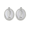 304 Stainless Steel Pendants STAS-D363-05P-1