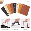 Olycraft 8Pcs 4 Colors PU Leather Luggage Handle Wrap Covers DIY-OC0009-61-3