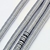 Electroplate Non-magnetic Synthetic Hematite Beads Strands G-J164A-3mm-04-1