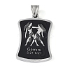 304 Stainless Steel Pendants STAS-O008-01E-1