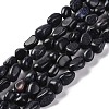 Synthetic Blue Goldstone Beads Strands LS-G-G146-A35-01-1