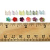180Pcs 12 Styles Spray Painted Resin Cabochons MRMJ-FS0001-03-5