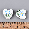Handmade Porcelain Ceramic Beads PORC-T134-28C-4