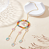 Glass Hanging Suncatchers AJEW-WH0270-714C-1
