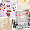 3 Bags Wool Pompom Cherry Hanging Banner DIY-CP0013-53-5