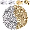 160Pcs 2 Colors Tibetan Style Alloy Beads FIND-AR0005-44-1