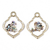 Epoxy Resin Pendants X-RESI-T045-002-2