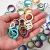 Spray Painted Alloy Cuff Rings RJEW-MSMC002-12-3