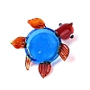 Handmade Lampwork Turtle with Evil Eye Figurine Display Decorations LAMP-N034-25C-3