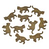 Alloy Kitten Cabochons LS-PALLOY-WH0072-73D-AB-3