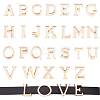 Zinc Alloy Letter Slide Charms FIND-WH0120-10LG-1
