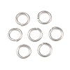 Tarnish Resistant 304 Stainless Steel Open Jump Rings STAS-N015-04-6x0.9mm-1