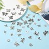 50Pcs 10 Styles Tibetan Style Alloy Pendants FIND-YW0006-94-5