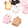 Cute Animal Opaque Resin Enamel Cabochons RE-CBAFAAF-03-2