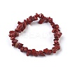 Natural Red Jasper Beads Stretch Bracelets BJEW-JB04152-05-1