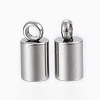Tarnish Resistant 201 Stainless Steel Cord Ends X-STAS-H410-20P-I-1
