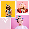 Cloth Lollipop Hair Bands for Women Girl OHAR-WH0021-89B-5